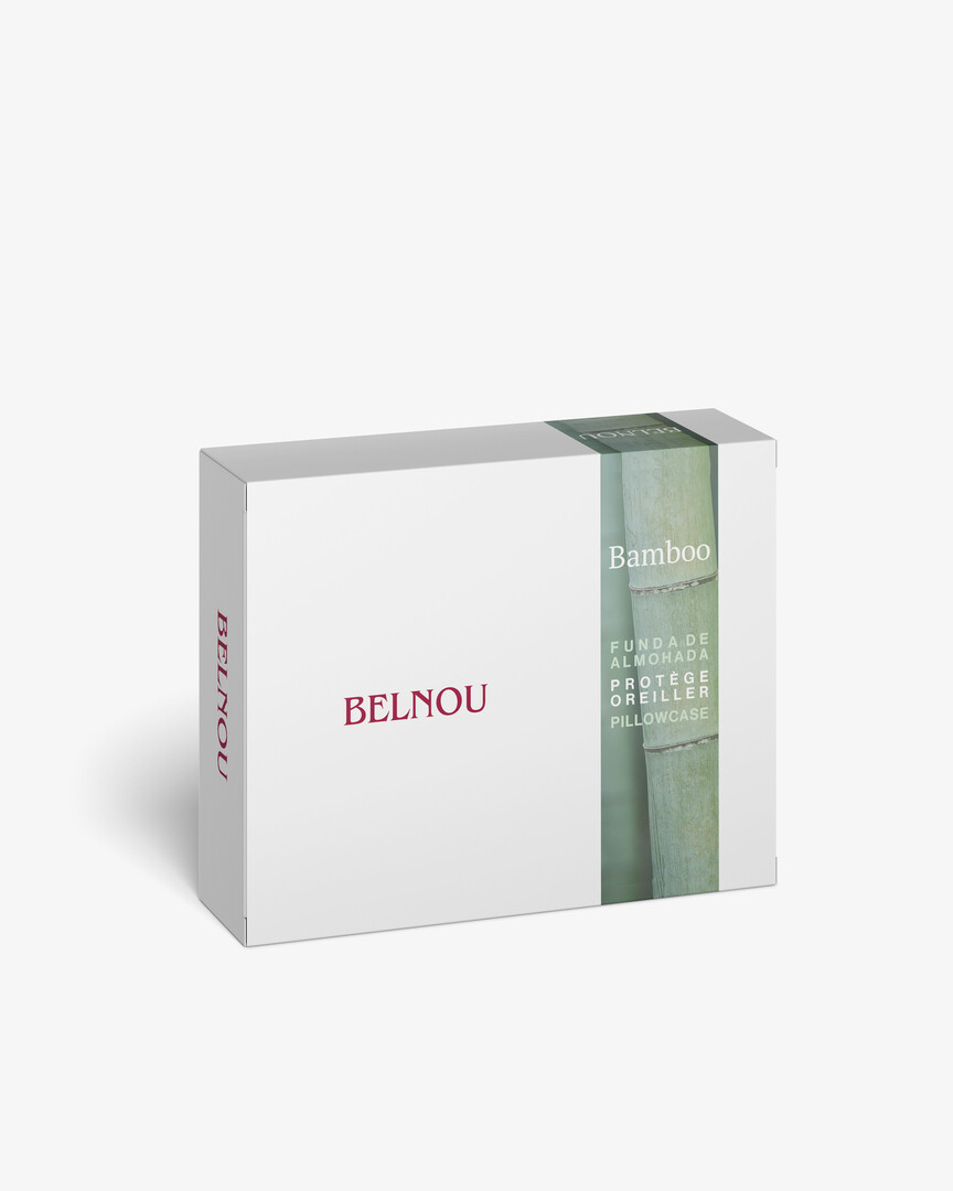 HOUSSE OREILLER/FUNDA ALMOHADA BAMBU BELNOU
