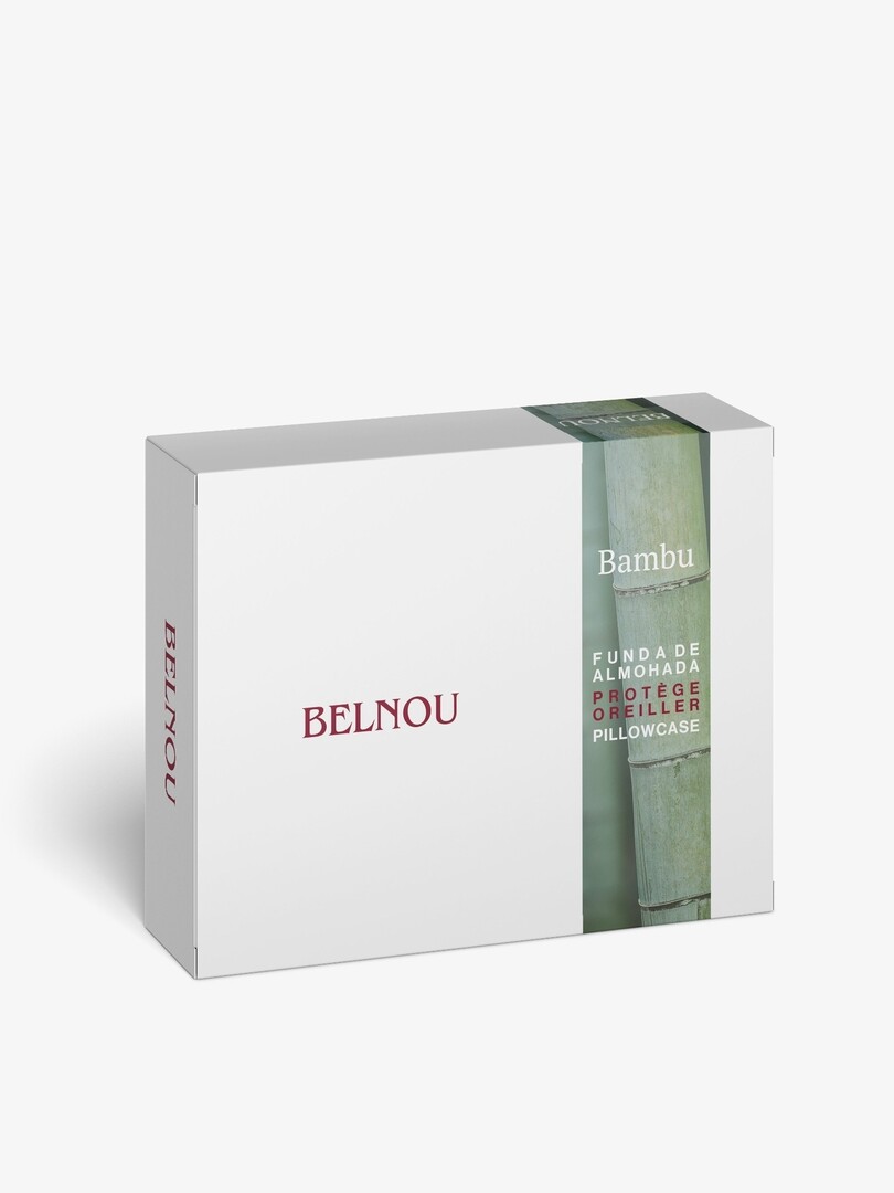 HOUSSE OREILLER/FUNDA ALMOHADA BAMBU BELNOU