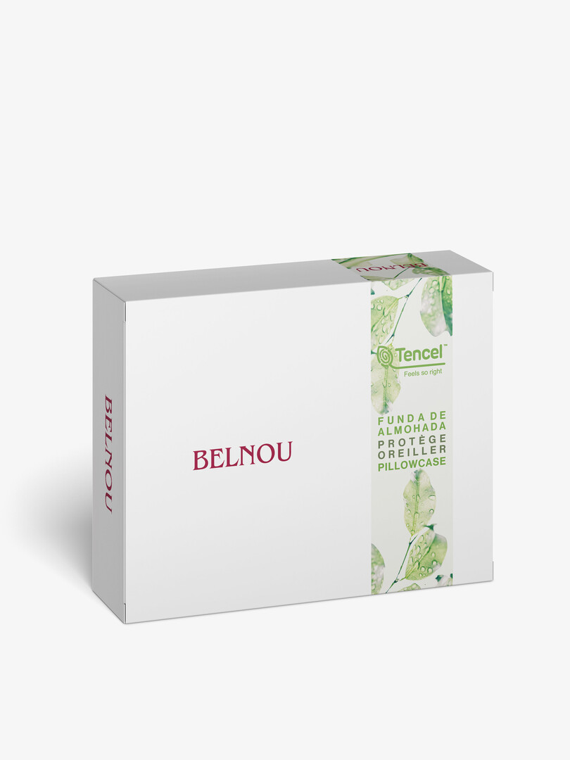 HOUSSE OREILLER/FUNDA ALMOHADA TENCEL PU BELNOU