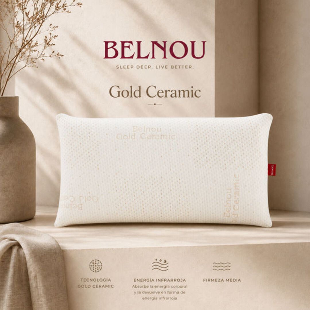 ALMOHADA VISCO GOLD-CERAMIC BELNOU
