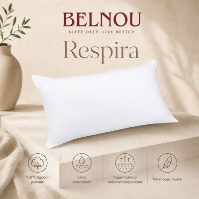 HOUSSE OREILLER/FUNDA ALMOHADA RESPIRA  BELNOU
